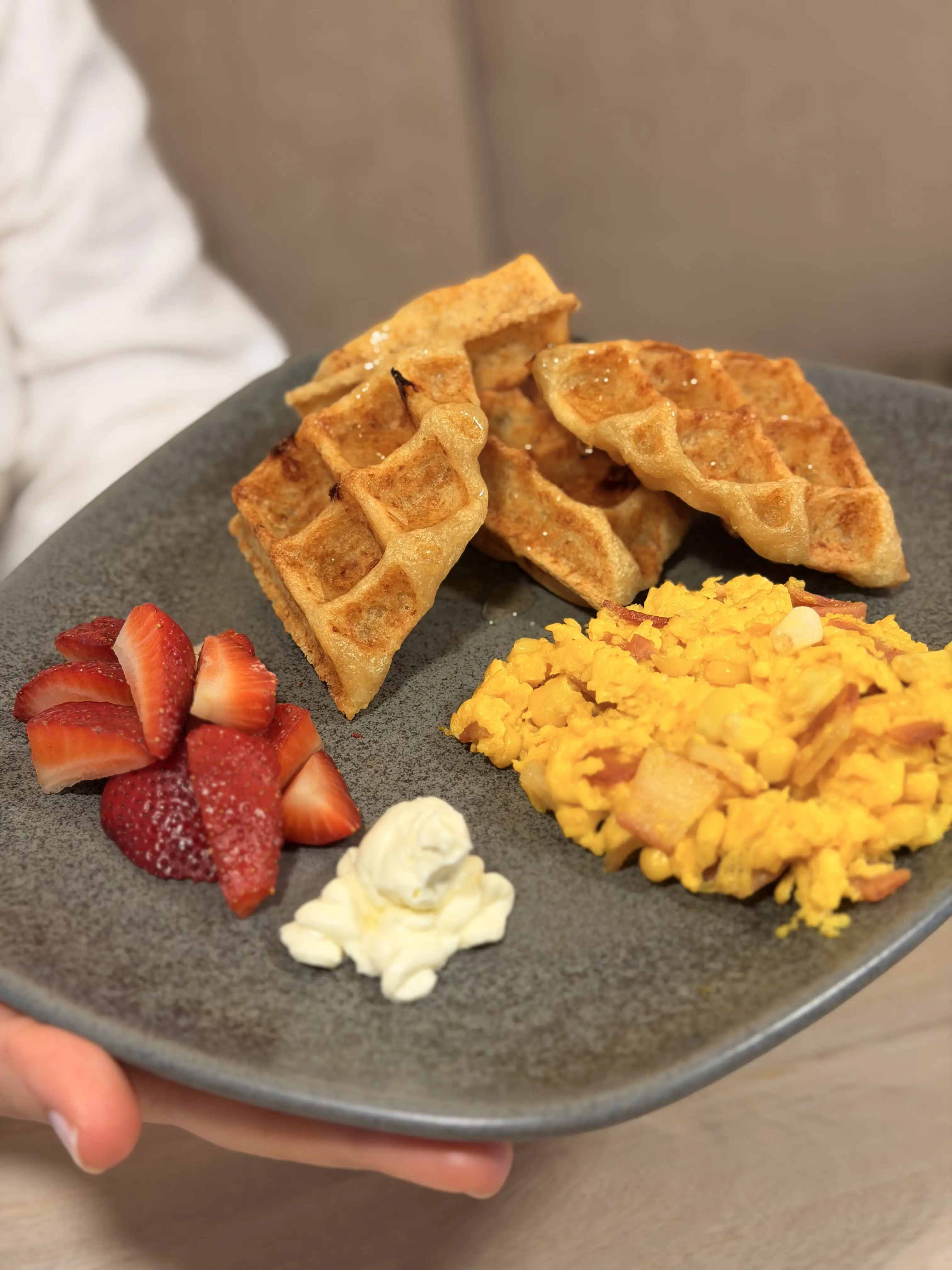 Waffle campesino